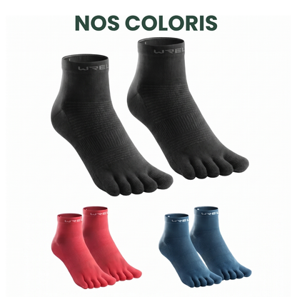 Chausettes à orteils pour randonneurs
